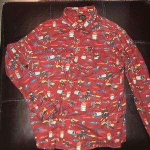 Obey long sleeve button up